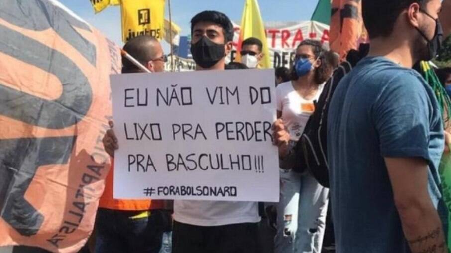 Frases de Gil do Vigor foram flagradas em protestos contra Bolsonaro