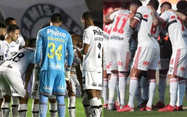 Saiba onde assistir ao clássico entre Santos x São Paulo pelo Campeonato Paulista