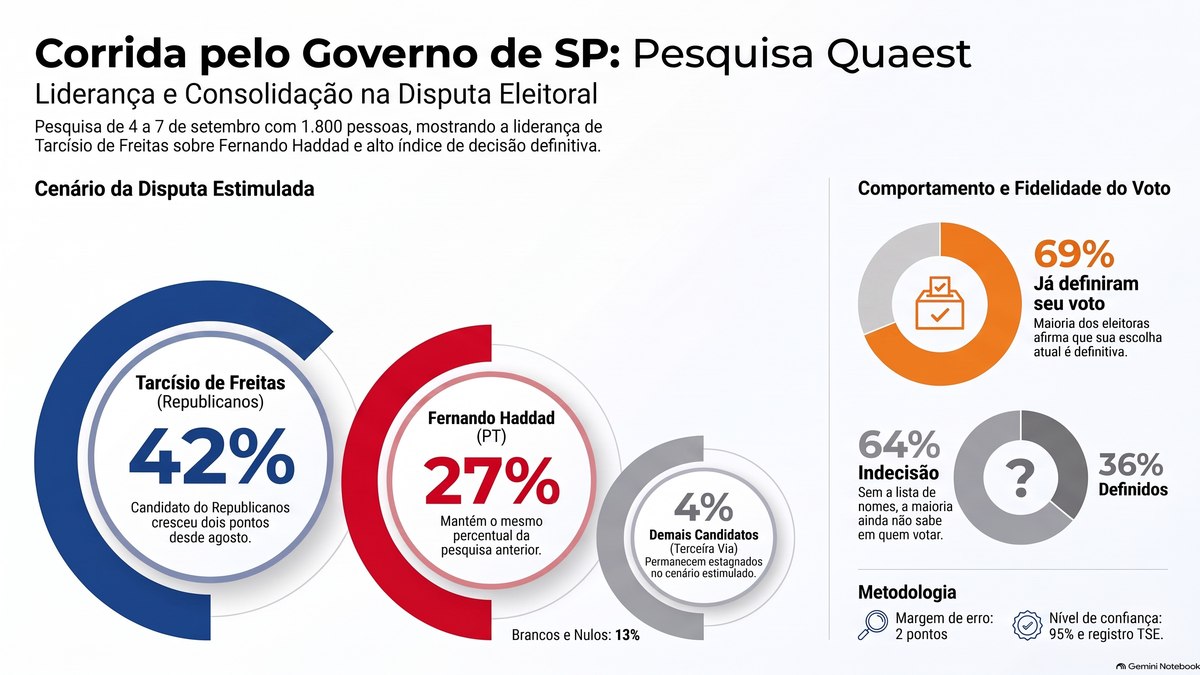 Cenário da disputa em SP