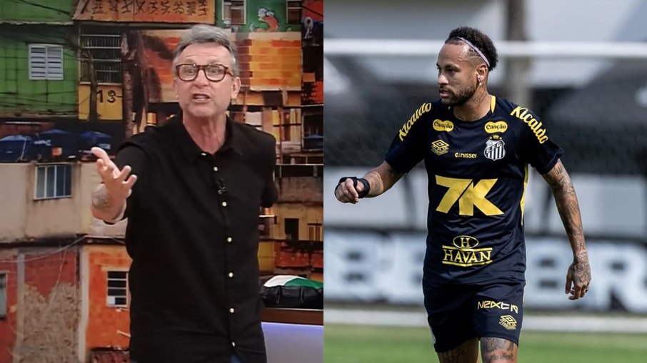 Neto defende Guilherme após gol perdido e volta a criticar Neymar Neto defende Guilherme após gol perdido e volta a criticar Neymar