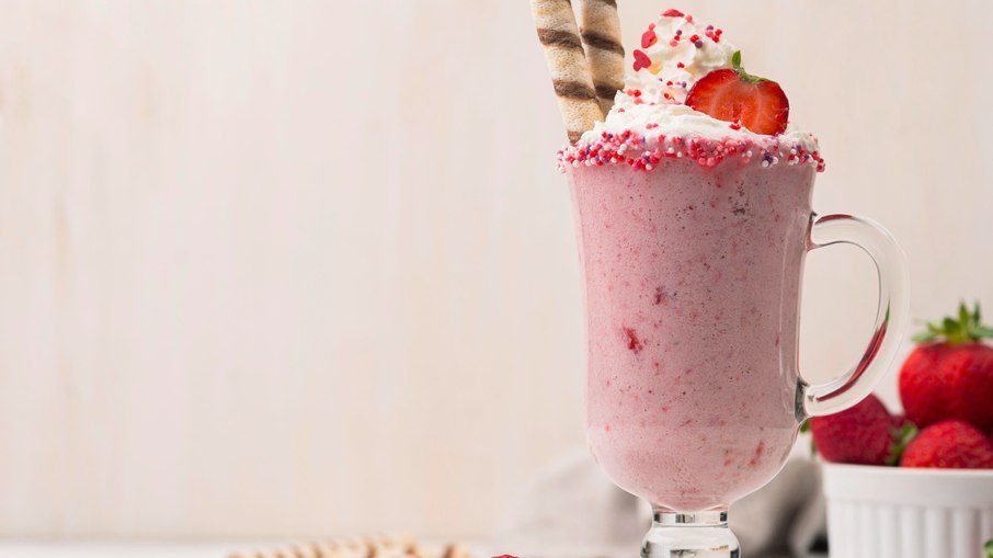 Milkshake de morango