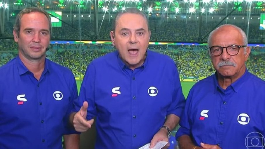 Luís Roberto comandou transmissão de Brasil x Argentina
