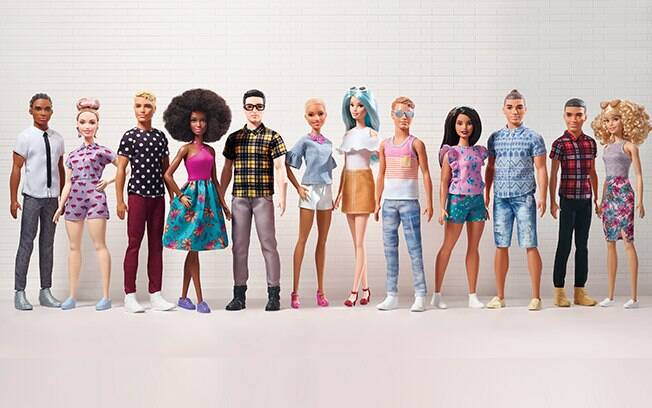 Linha Barbie Fashionistas é expandida com inclusão de dos dois novos tipos de corpo do boneco Ken e novos estilos para Barbie