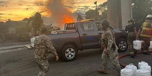 Explosão na Ponte das Américas causa morte e bloqueio do tráfego