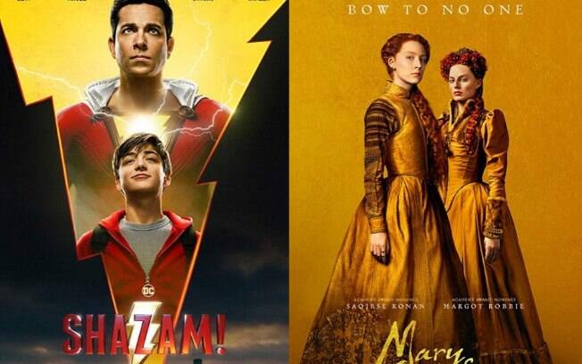 Cinema: 'Shazam!' e 'Duas Rainhas' estreiam nessa quinta-feira (4)