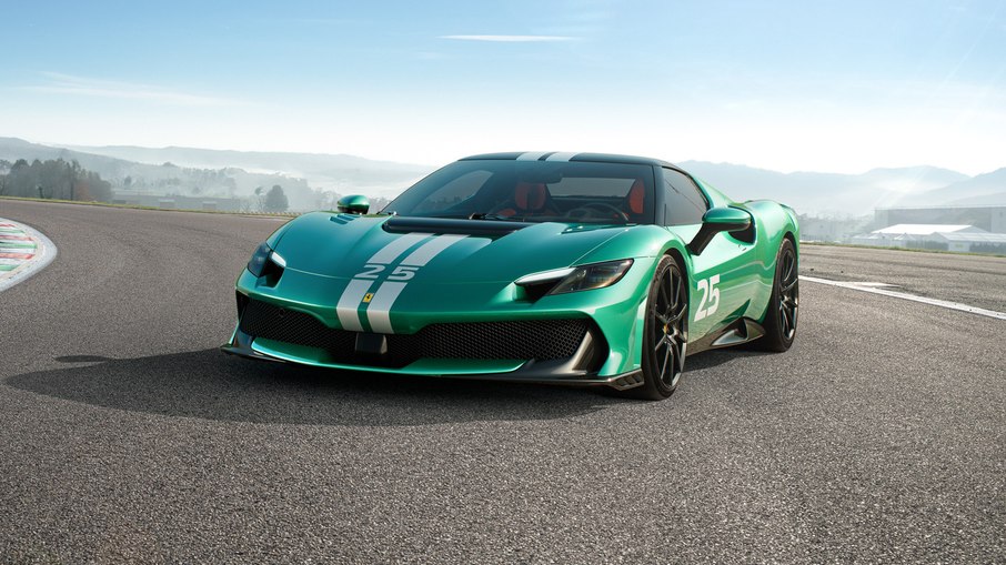 Parte frontal do novo Ferrari 296 Speciale Parte frontal do novo Ferrari 296 Speciale