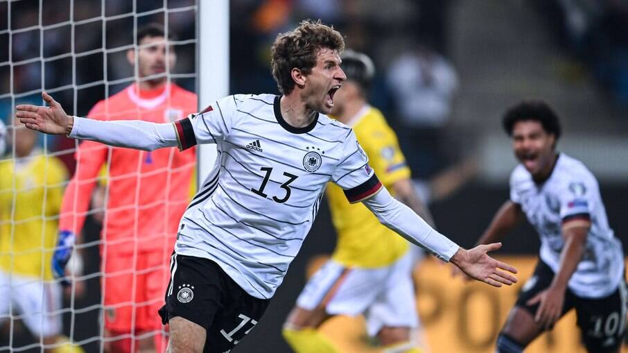 Thomas Muller fez o gol da vitória da seleção alemã