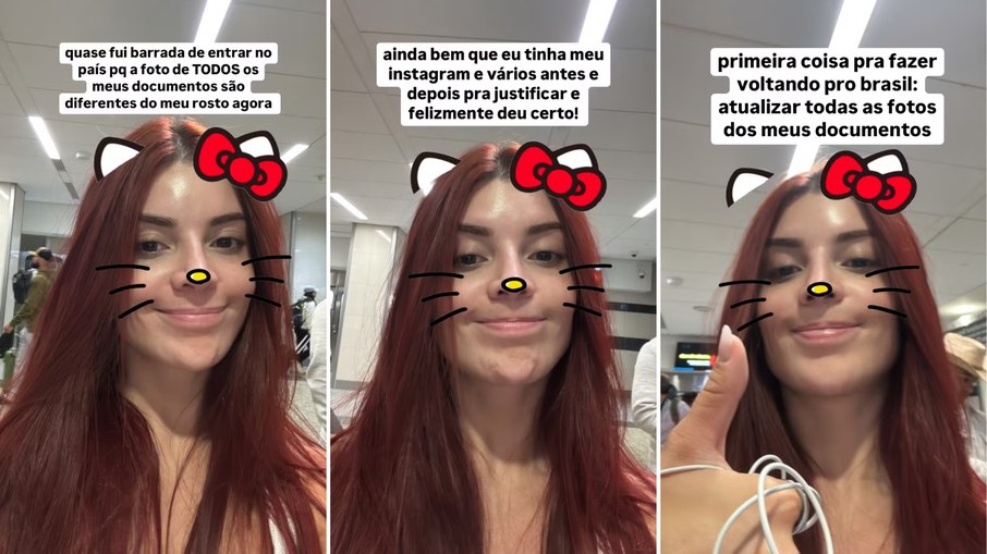 Após procedimentos, Gkay é barrada em aeroporto Após procedimentos, Gkay é barrada em aeroporto