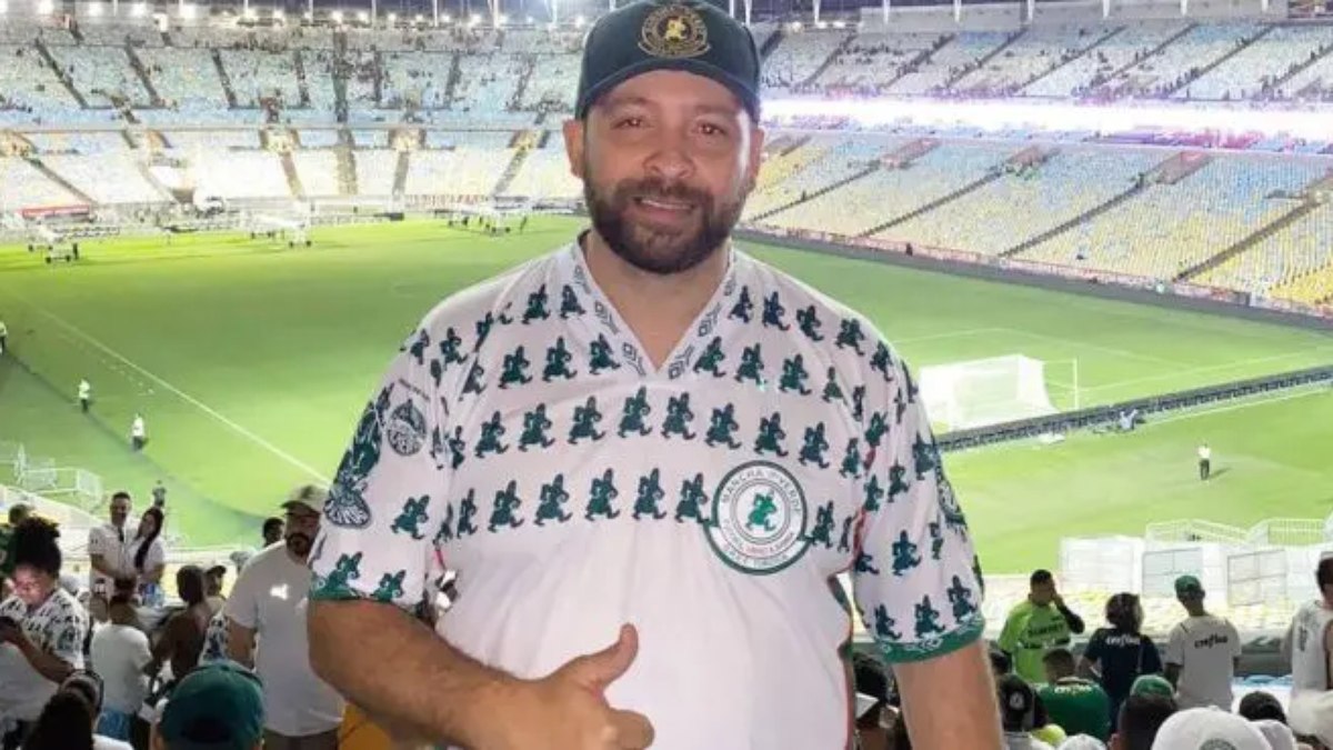 Jorge Luís é o presidente da principal organizada do Palmeiras