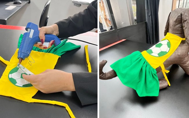 Pets no clima da Copa: aprenda a fazer vestido temático para cães 3imh82eqank38qw3r5y8ub1w9