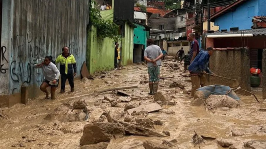São Sebastião declarou estado de calamidade pública após estragos gerados pelas fortes chuvas que atingem a região
