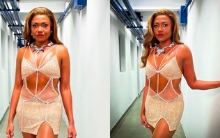 Gaby Amarantos aposta em look brilhante e ganha elogios: Deusa