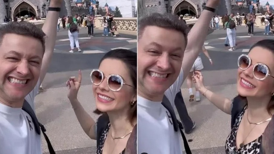 Sandy e Lucas Lima estiverem recentemente na EuroDisney, em Paris, antes da separação