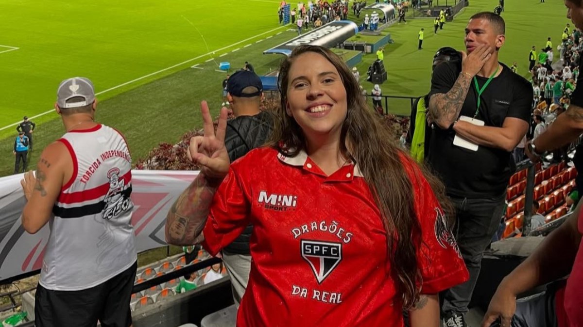 Torcedora que espera bebê 'Nestor' escapou de ataque na Colômbia