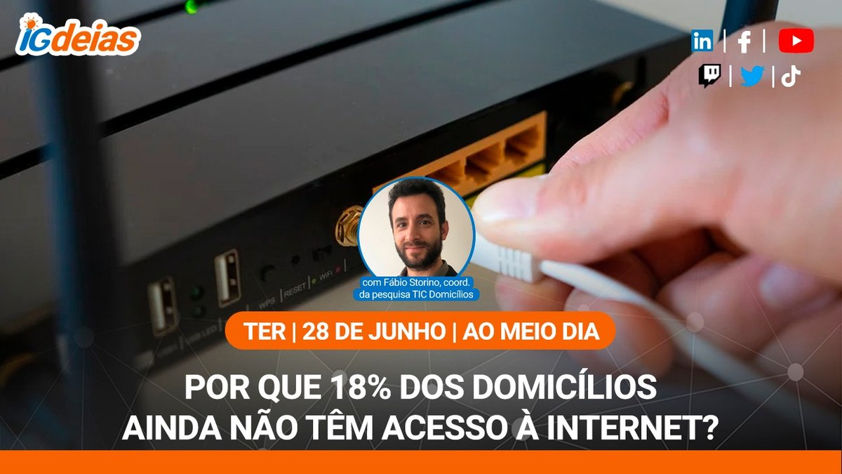 Cerca de 84% dos lares brasileiros têm acesso à internet, diz pesquisa