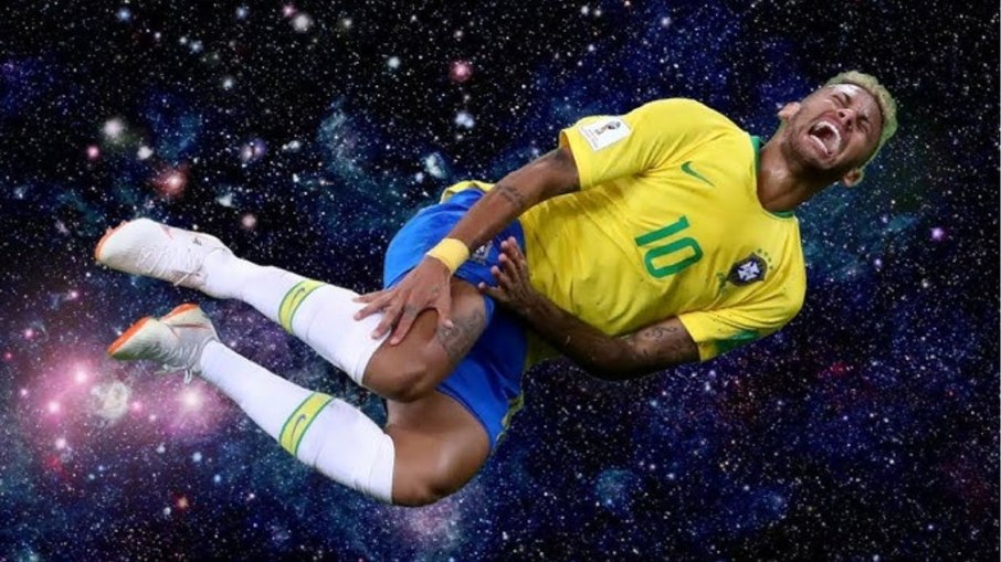 Neymar virou alvo de piadas na Copa do Mundo de 2018
