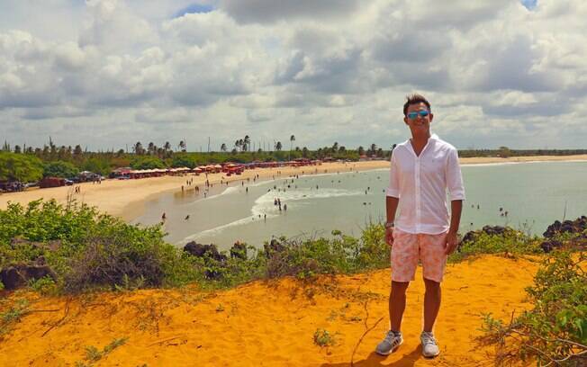 Ricardo Mello experimenta viajar pelo mundo e, por isso, já visitou 134 países; na foto, ele está em São Miguel do Gostoso Ricardo Mello experimenta viajar pelo mundo e, por isso, já visitou 134 países; na foto, ele está em São Miguel do Gostoso