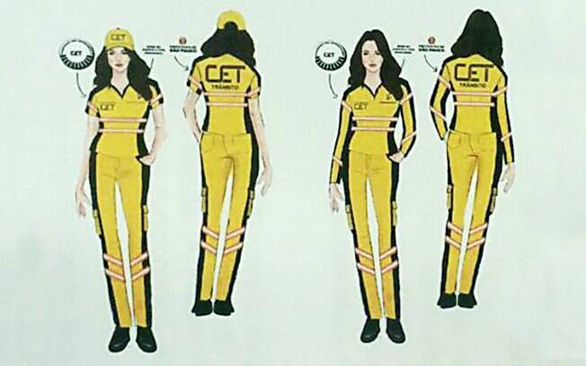 Novos uniformes para agentes da CET em São Paulo são assinados pela estilista Milena Satyros