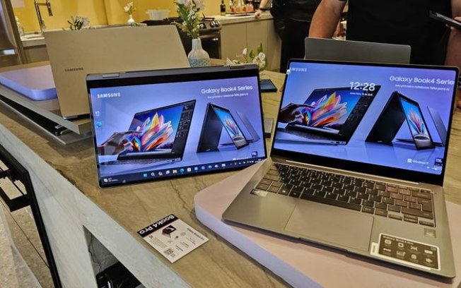 Linha Galaxy Book 4 chega ao Brasil com novas CPUs Intel e foco em IA