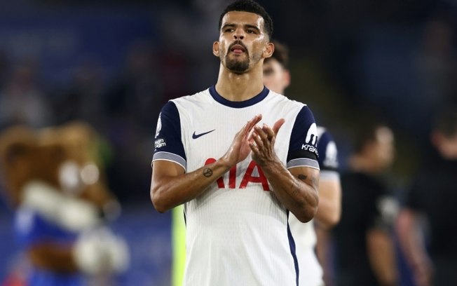 O atacante inglês Dominic Solanke, do Tottenham O atacante inglês Dominic Solanke, do Tottenham