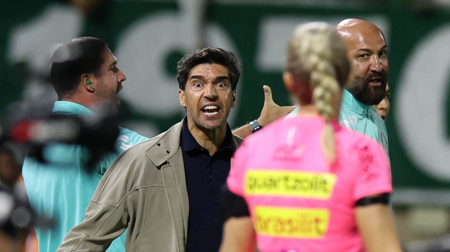 Abel durante semifinal contra o São Paulo do Paulistão 2026