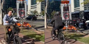 Vídeo: "radar educativo" mede velocidade em ciclovias de SP