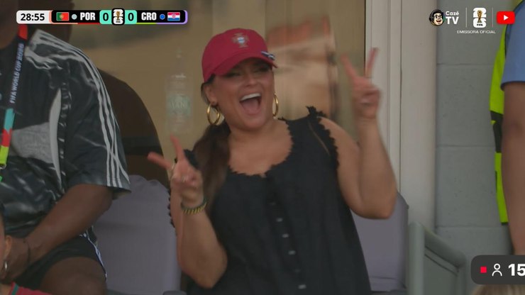 Nelly Furtado marca presença em duelo entre Croácia e Portugal