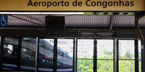 Aeroporto de Congonhas recebe primeira viagem da Linha 17-Ouro