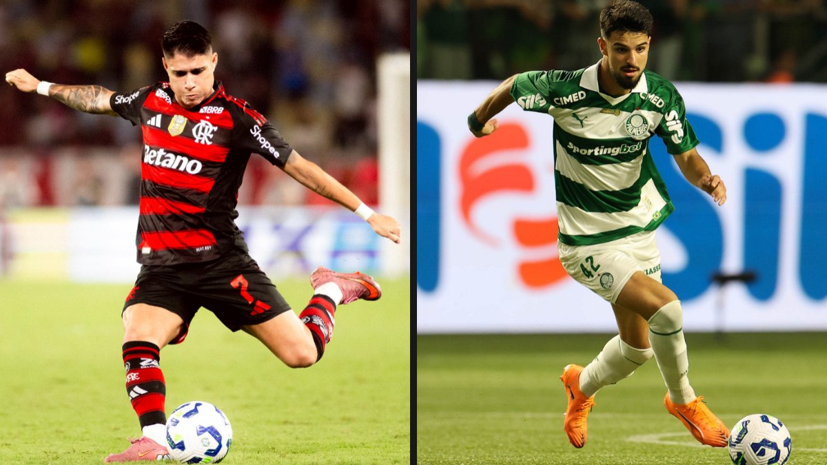 Flamengo e Palmeiras duelam ponto a ponto pelo título Flamengo e Palmeiras duelam ponto a ponto pelo título