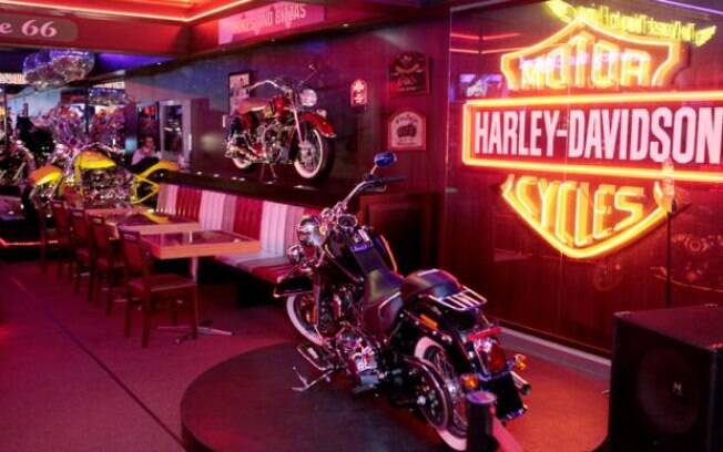 O Dreamland é um complexo com inúmeras atrações e uma delas é o Harley Motor Show 