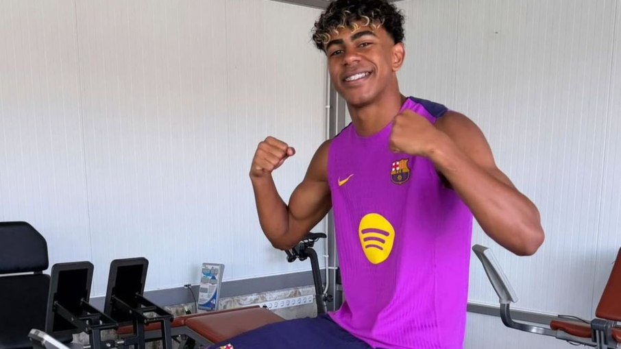 Yamal se recupera de lesão nas instalações do Barcelona