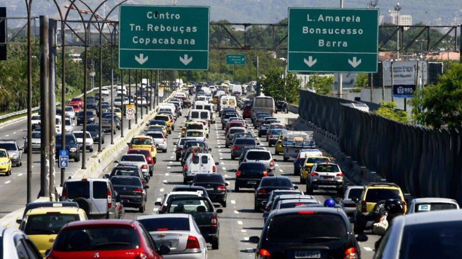 Cidades como Rio de Janeiro também enfrentam problemas com congestionamento