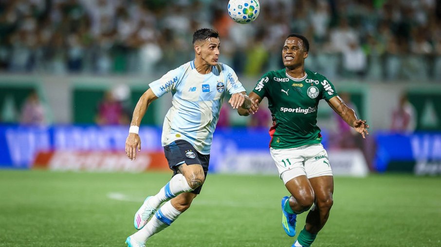 Palmeiras venceu o Grêmio por 2 a 1 