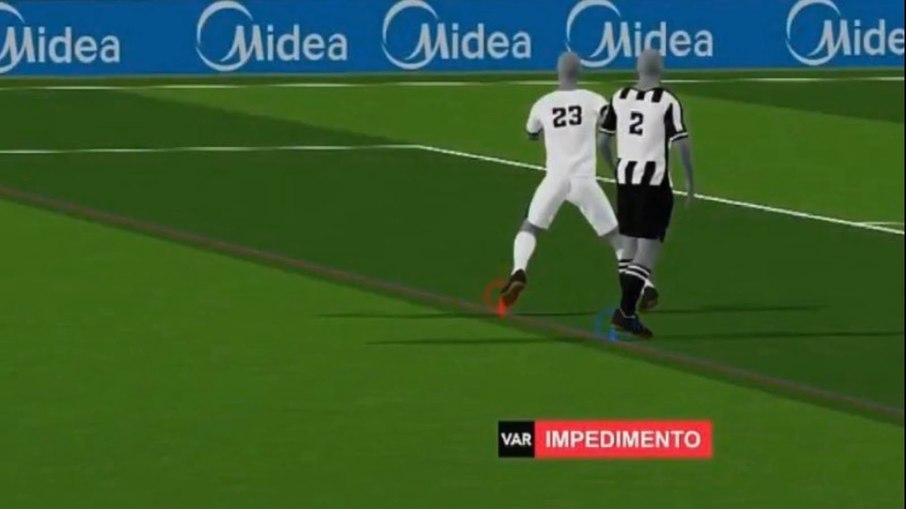 O VAR interferiu em dois impedimentos polêmicos O VAR interferiu em dois impedimentos polêmicos