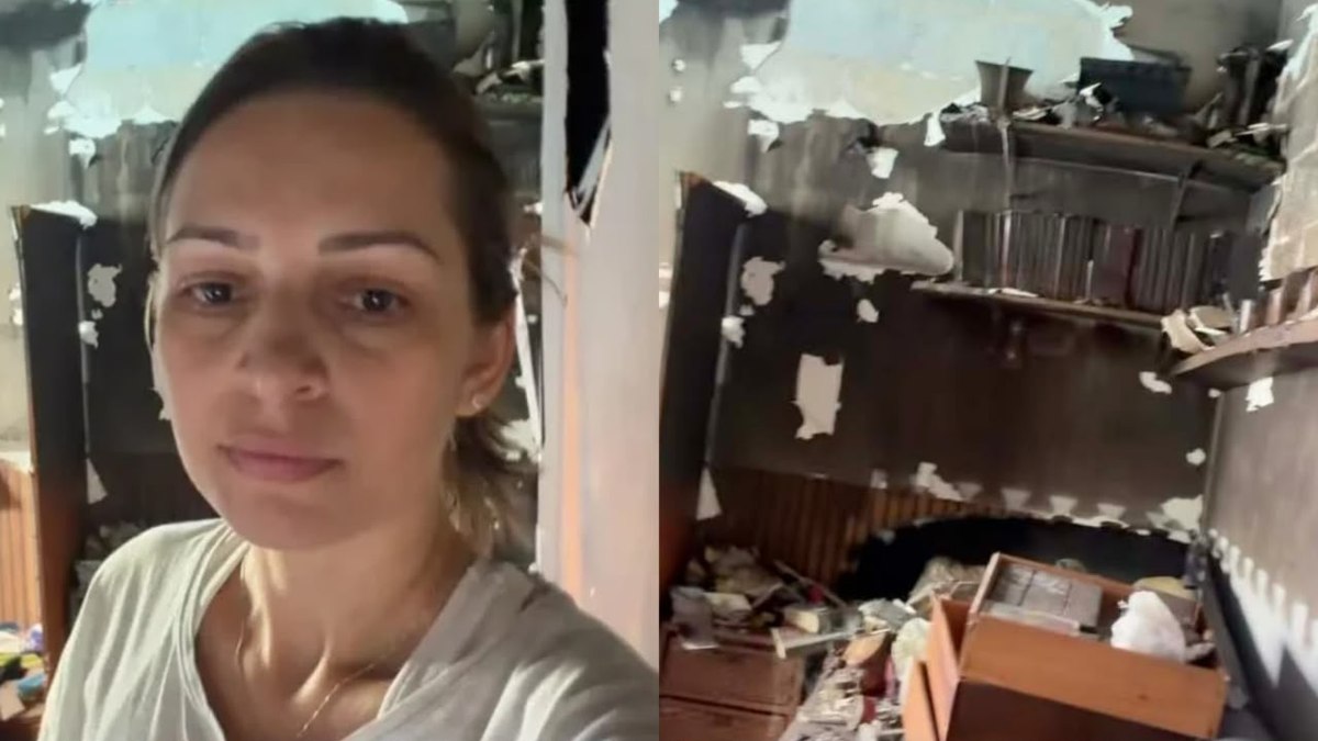 Babá dos filhos de Virginia tem apartamento destruído por incêndio e pede ajuda Babá dos filhos de Virginia tem apartamento destruído por incêndio e pede ajuda
