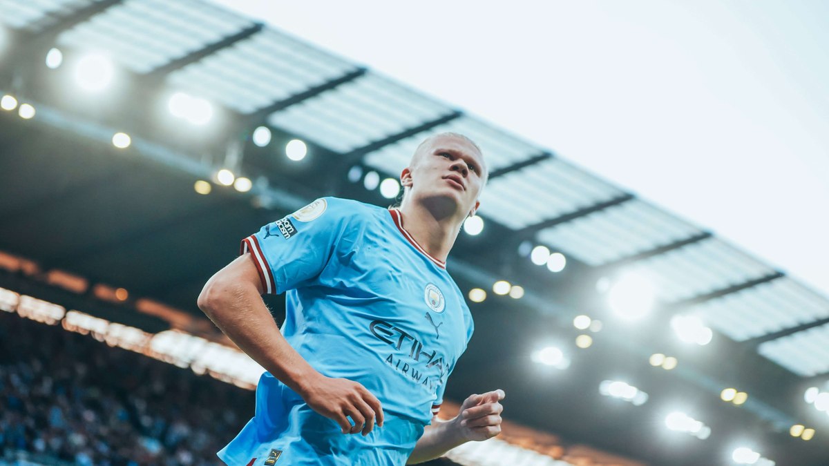 Haaland anotou mais um hat-trick pelo Manchester City