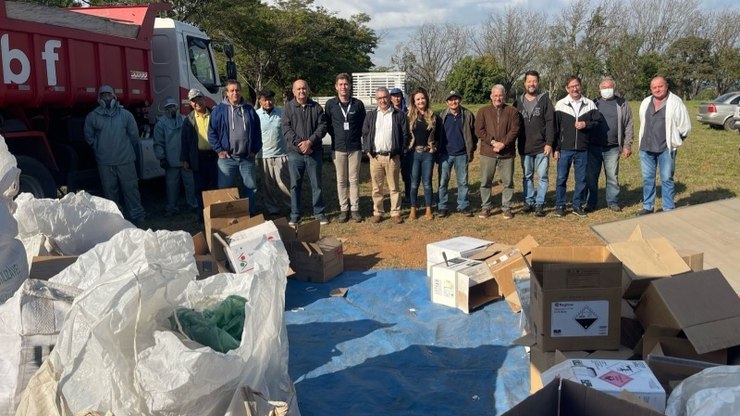 Valinhos recolhe 888 kg de embalagens de agrotóxicos