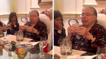 Afastado dos palcos, dono do SBT surge em fotos com família