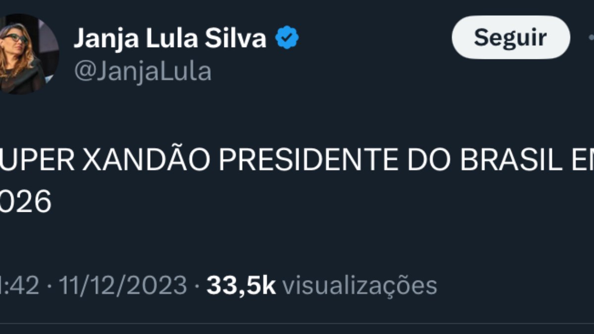 Primeira-dama Janja foi hackeada