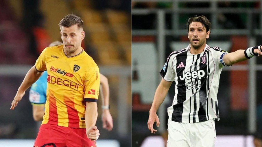 Ramadani e Locatelli se enfrentam em Juventus x Lecce