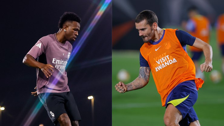 Real e Atlético de Madrid fazem clássico na semi da Supercopa