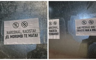 Após racismo e ataque: cartazes contra colombianos indicam revide