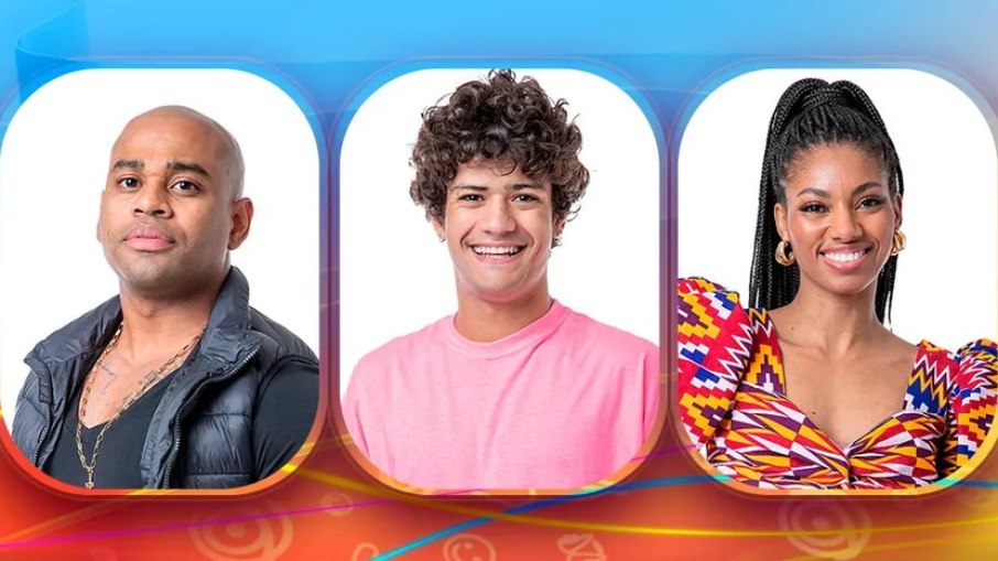 Cezar Black, Gabriel Santana e Tina Calamba estão no Paredão do BBB 23