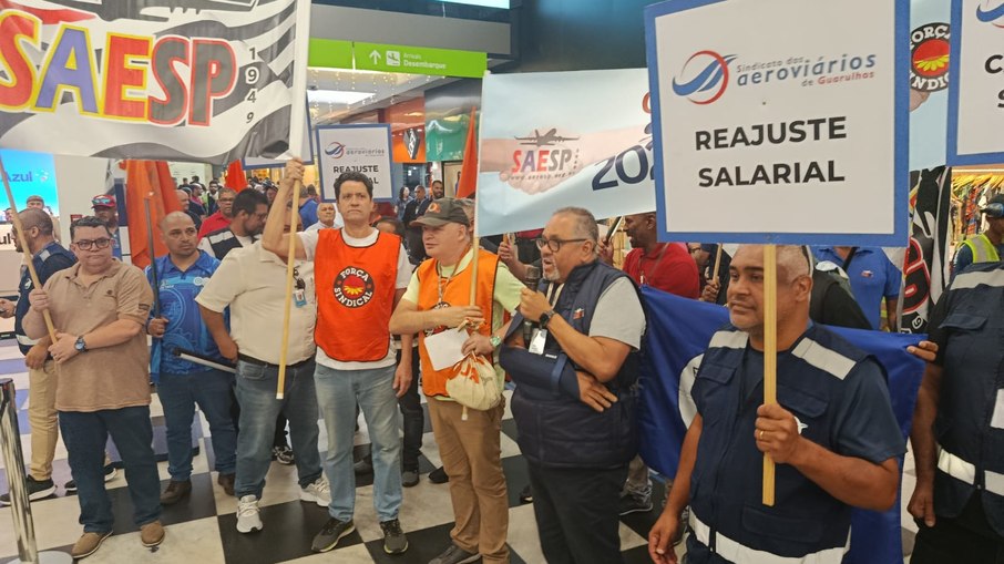 Protesto em Congonhas