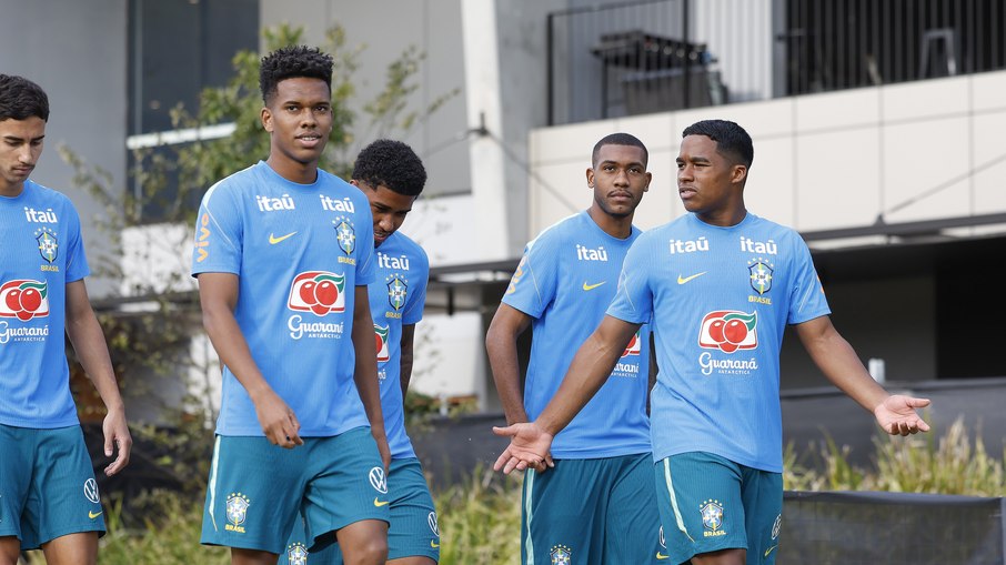 Ex-Palmeiras, Endrick e Estêvão nunca atuaram juntos na Seleção Ex-Palmeiras, Endrick e Estêvão nunca atuaram juntos na Seleção