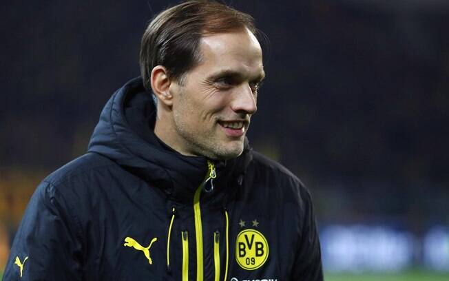 Tomas Tüchel comandando o Borussia Dortmund