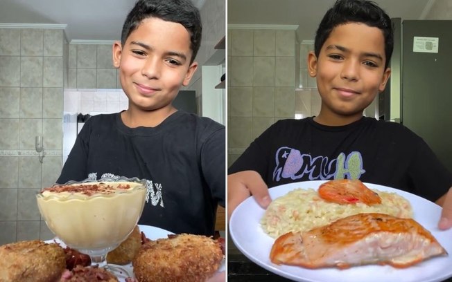 Estamos obcecadas pelo talento deste cozinheiro mirim de 11 anos