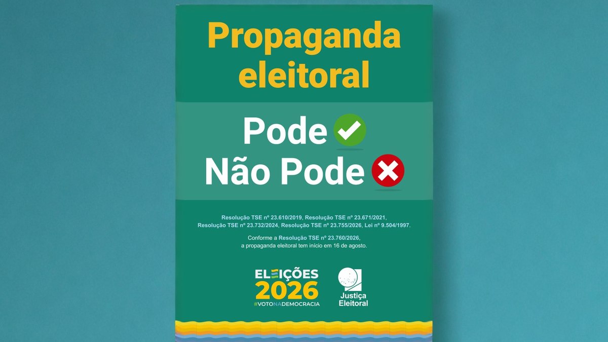 Capa da cartilha do TRE-SP sobre propaganda eleitoral Capa da cartilha do TRE-SP sobre propaganda eleitoral