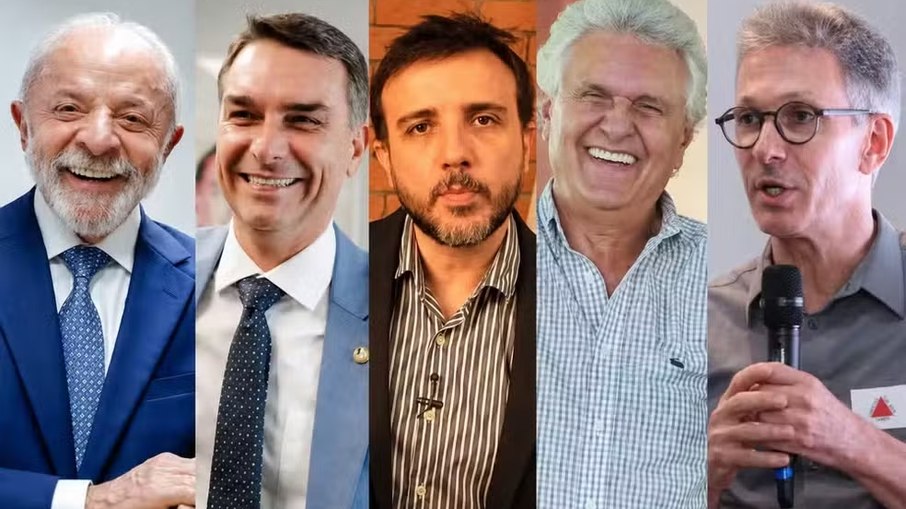 Lula, Flávio Bolsonaro, Renan Santos, Caiado e Zema