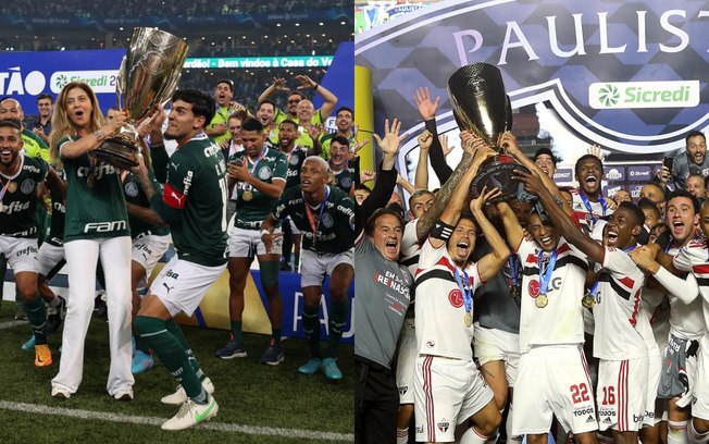 Palmeiras e São Paulo já decidiram títulos 12 vezes na história